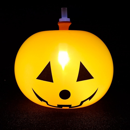 Set Kit 5 Globos Inflable Calabaza Con Luz Halloween