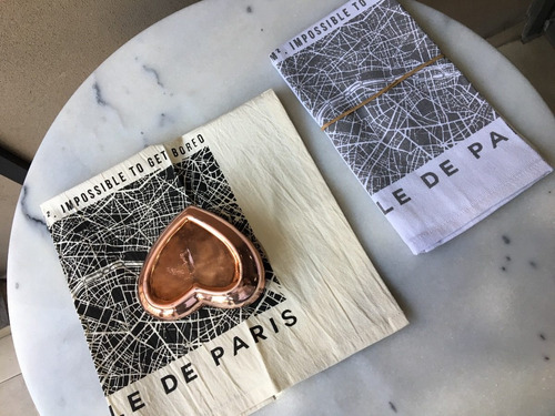 Repasador De Lienzo Paris. Deco. Diseño.