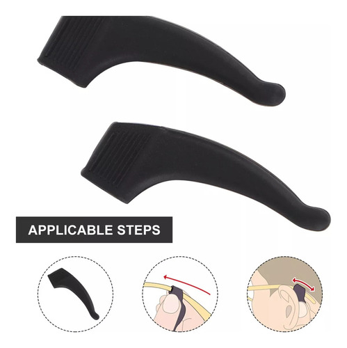 10 Pares De Soportes Y Fijadores Antideslizantes For Gafas