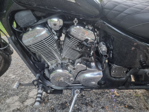 Honda Shadow Vt 600 Preta 2002/2002