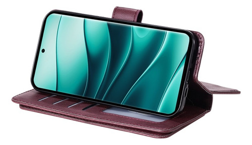 Funda Tipo Billetera Multifuncional Para Redmi Note 14 Pro+