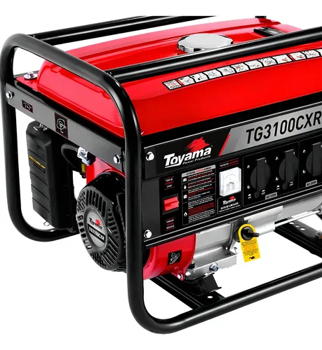 comprar Gerador portátil Toyama TG3100CXR-Bivolt 3.1 kW monofásico com tecnologia AVR 115V\u002F230V