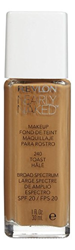 Base Revlon Nearly Naked Liquid Spf 20 #240 Toast 30 Ml