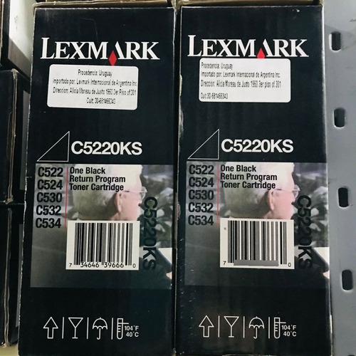 Lexmark C522 C524 C530 C532 C534 Original Negro