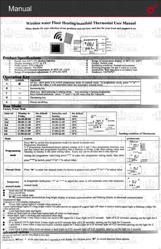 Imagen 4 de 7 de Termostato Digital Táctil Programable Inalámbrico Heat Flow