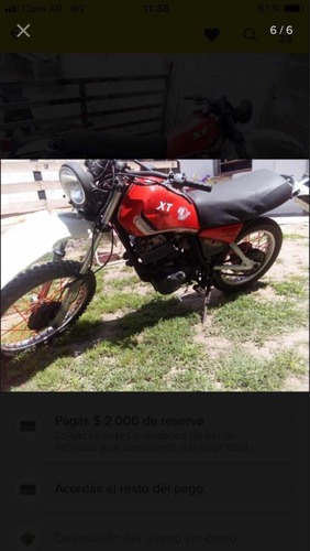 Yamaha Xt 550 82