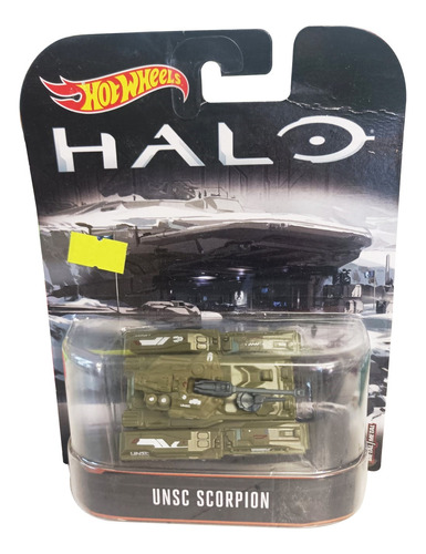 Tanque Unsc Scorpion, Halo, Hot Wheels