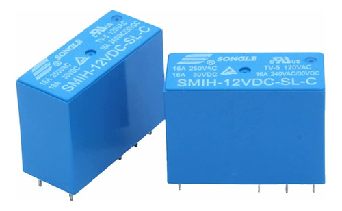 Rele Gande Smih-05vdc-sl-c Smih-12vdc-sl-c Smih-24vdc-sl-c V