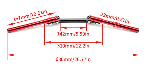 Barra Universal Bobber Handle Para Vehículos Todo Terreno, C