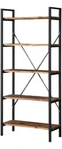 Comprar Biblioteca Estantería Hierro Madera Industrial 180x80x30