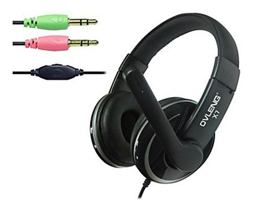 Headset Over Ear Audifono Microfono Gamer Ovleng X7
