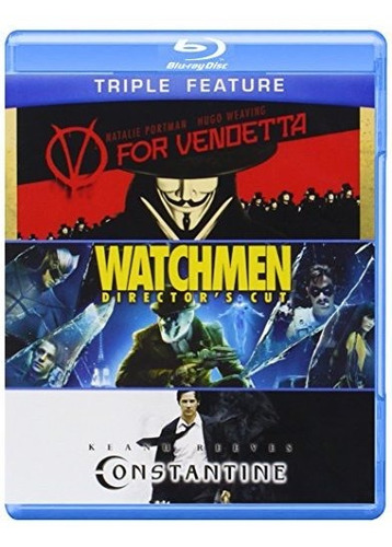 V De Vendetta - Watchmen - Constantine (triple-feature) Blu-
