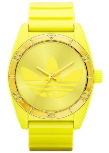 reloj adidas amarillo