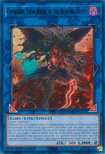 Cherubini, Ebon Angel Of The Burning Abyss - Ultra Rare