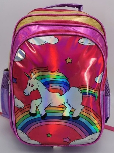 Mochilas Escolar De Unicornio Tornasol Muy Bonitas Y Amplias