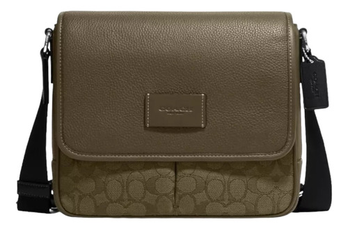 Mariconera Coach Sprint Map Bag Verde Oscuro 100% Original