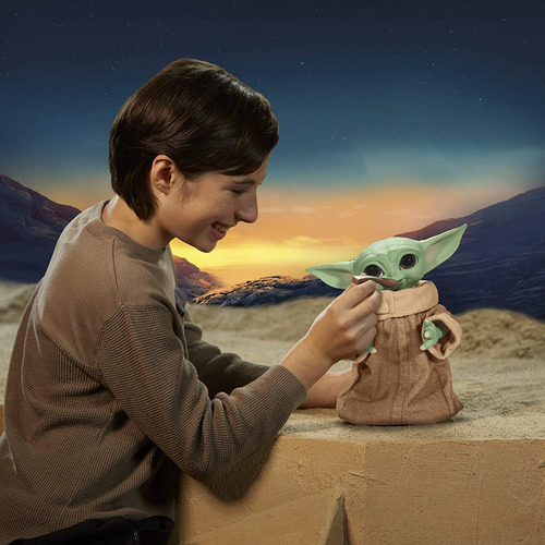 Star Wars Galactic Snackin Grogu Juguete Animatrónico F2849 Grogu