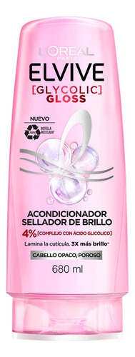Acondicionador Elvive Glycolic Gloss 680 Ml