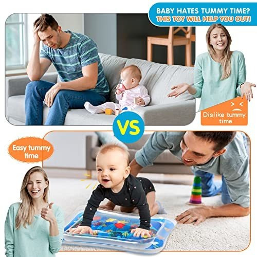 Colchoneta Inflable Bebé 3-24 Meses: Juego De Agua Premium,