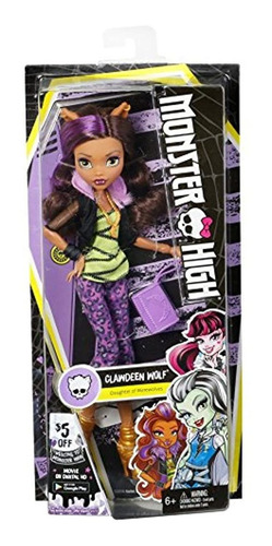 Imagen 7 de 7 de Muñecas Monster High Firma Look Core Clawdeen Wolf muñeca