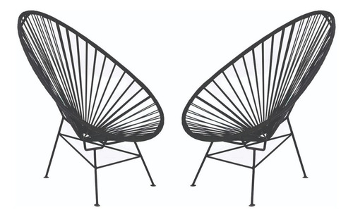 Sillas Acapulco Clásica (set 2 Pzs) Color Ika-12 Turquesa
