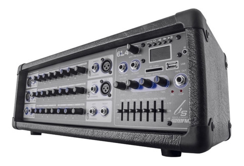 Consola Amplificada Backstage 6l4 Usb,  6 Canales Envio Full