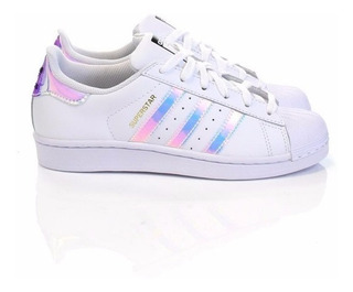 adidas superstar blancas tornasol