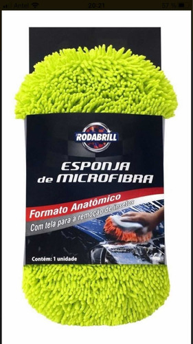 Esponja De Microfibra Ideal Para Lavar Autos O Motos