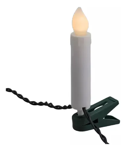 comprar Guia Guirnalda Luces En Forma De Vela Led Árbol Navidad Deco