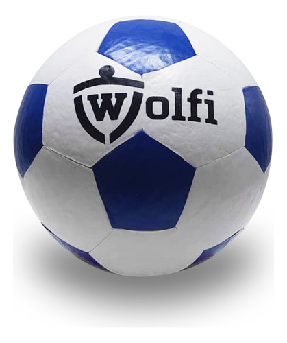 Pelota Papi Futbol Wolfi Cuero Sintetico 1/2 Pique