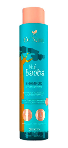 Shampoo Hidratante Y Nutritivo Nui Baoba Oe Nani 500ml