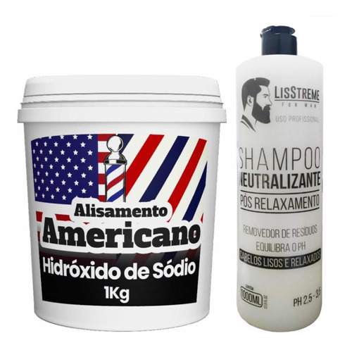 Alisado Americano Black+ Shampo Neutralizante Lisman Barbero