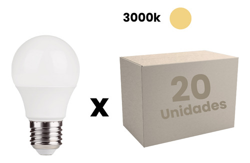 Bombilla Led 5w E27 Bajo Consumo - Paquete X 20 Und