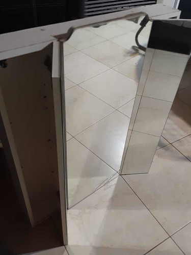Botiquín Espejo Mueble Simil Ferrum Limoges Incluye Estantes