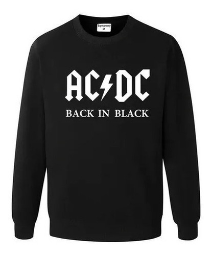 Camiseta Manga Longa Ac-dc Banda Rock 