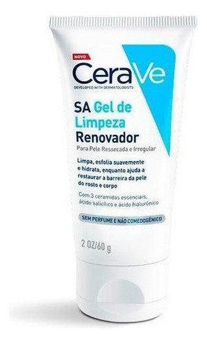 Gel De Limpeza Facial Renovador Sa 60g Cerave Momento de aplicação Dia/Noite Tipo de pele Todo tipo de pele