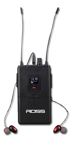 Imagen 1 de 8 de Sistema Monitoreo Intraural Ross Fum-01 - Uhf Digital In-ear