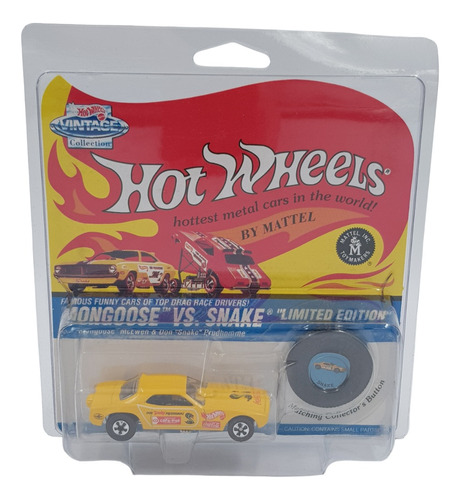 Auto Hot Wheels Snake Vintage Collection Con Botón 1995