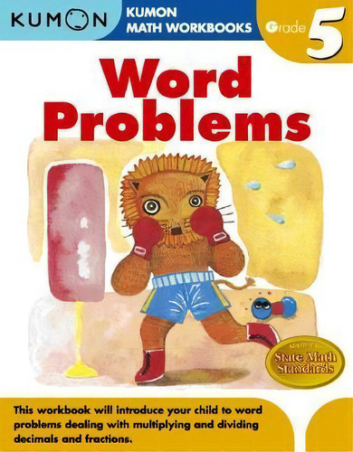 Grade 5 Word Problems, De Publishing Kumon. Editorial Kumon Publishing North America, Inc, Tapa Blanda En Inglés, 2009
