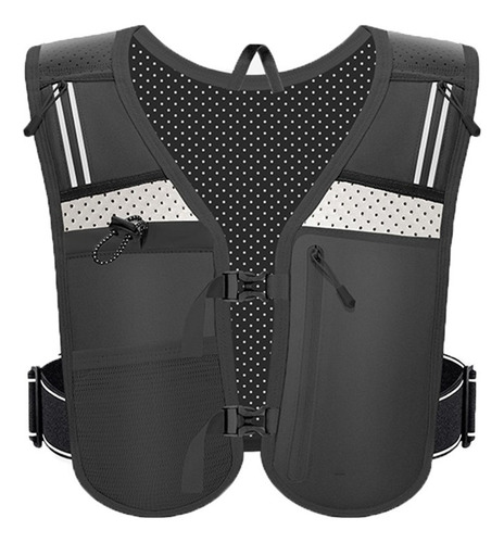 Chaleco Hidratación Running -reflectante - Unisex Ajustable
