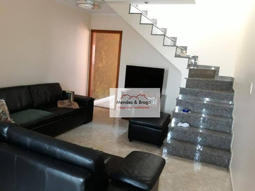 Sobrado Com 3 Dormitórios À Venda, 165 M² Por R$ 900.000,00 - Vila São Ricardo - Guarulhos/sp - So0170