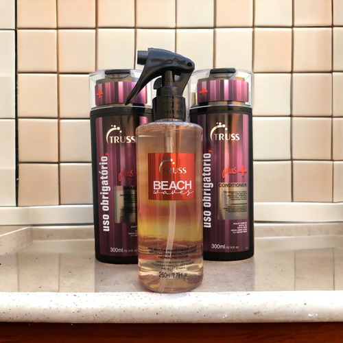Truss Plus Maisa Shampoo Condicio 300ml + Beach Waves 260ml