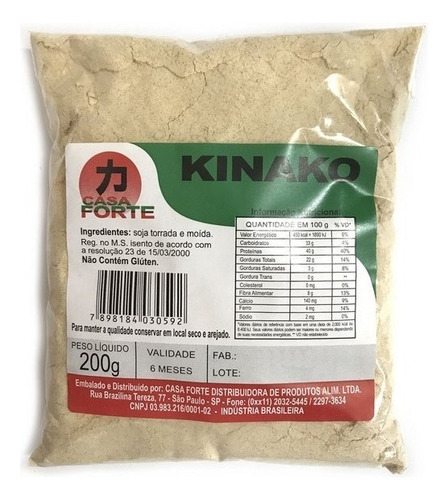 Farinha De Soja Torrada Kinako 200g