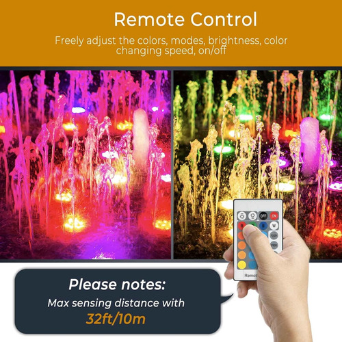 Luces Para Estanque Shoyo Que Cambian De Color, Impermeables