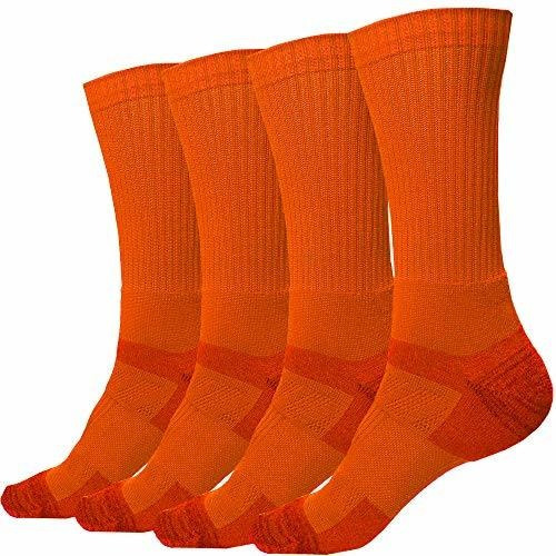 2 Pack Of Men's Premium Athletic Sports Team Crew Socks For 