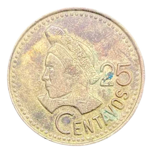 Guatemala - 25 Centavos - Año 1988 - Km #278 - Nativo 