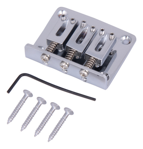 5x Puente De Guitarra Con 4 Tornillos 1 Llave Accesorios