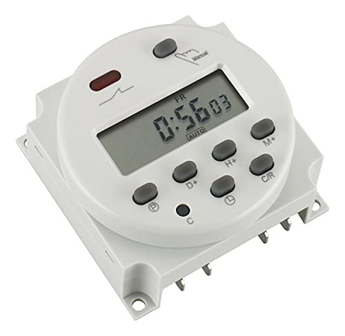 Reloj Digital Con Pantalla Lcd Programable Baomain Cn101a Ac
