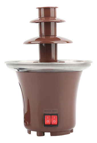 Fuente/cascada Máquina Fundidora De Chocolate 3 Pisos Cf-11 Color Negro