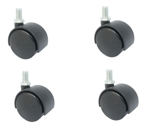 Rueda Tipo Yoyo De Nylon De 41mm Espiga 3/8puLG 4pz 23300120